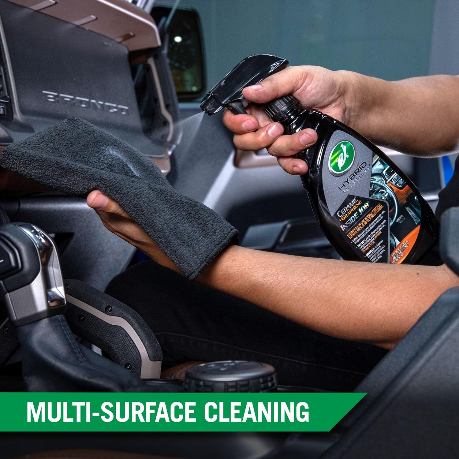 Hybrid Solutions Complete Ceramic Car Care Kit, Includes Car Wash, Spray Wax, Detailer, Interior Cleaner, Tire &