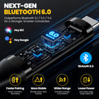 Next-Gen Bluetooth 6.0 Earplug Headphones for Work, 30dB Hearing Protection