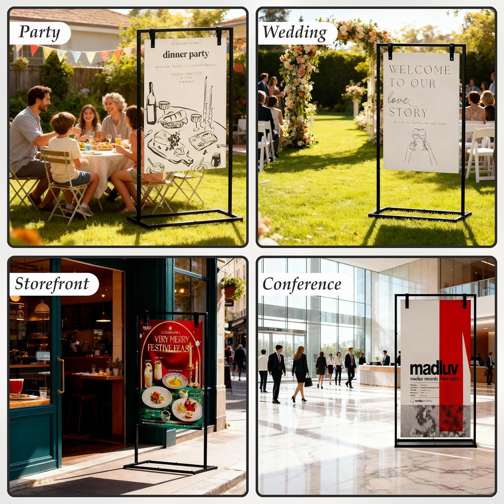 Adjustable Wedding Sign Stand, for Seating Charts & Wedding Decor