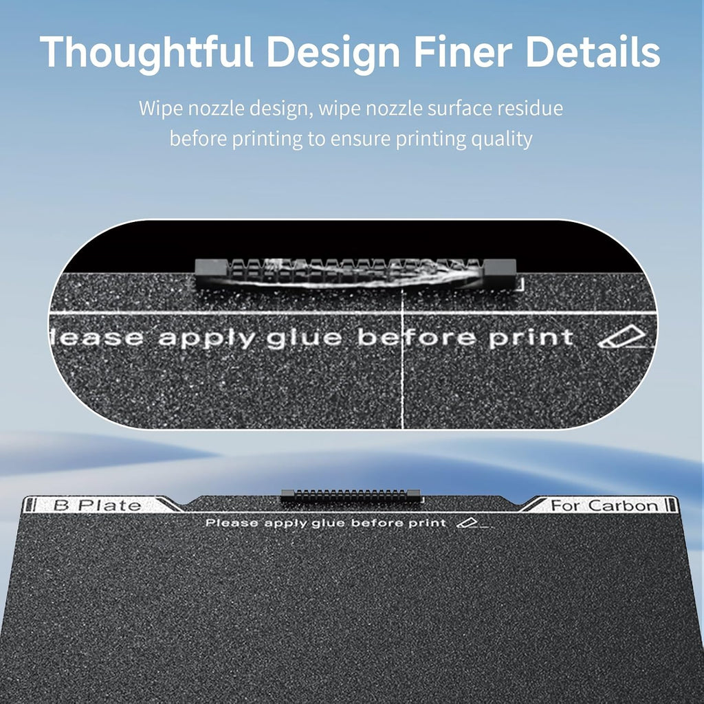 Official Creality K1C Build Plate 235x235mm Textured PEI Sheet with Nozzle Cleaner Flexible Spring Steel Magnetic