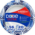 Large Paper Bowls 20 Oz, Disposable Bowls, 56 Count