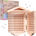 Native Bee Observatory | Mason Bee Houses for Pollinating Bees | Pollinator Bee Houses for the Garden Lover | Leaf