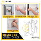 Refrigerator Door Bin for Frigidaire LFSS2612TP3