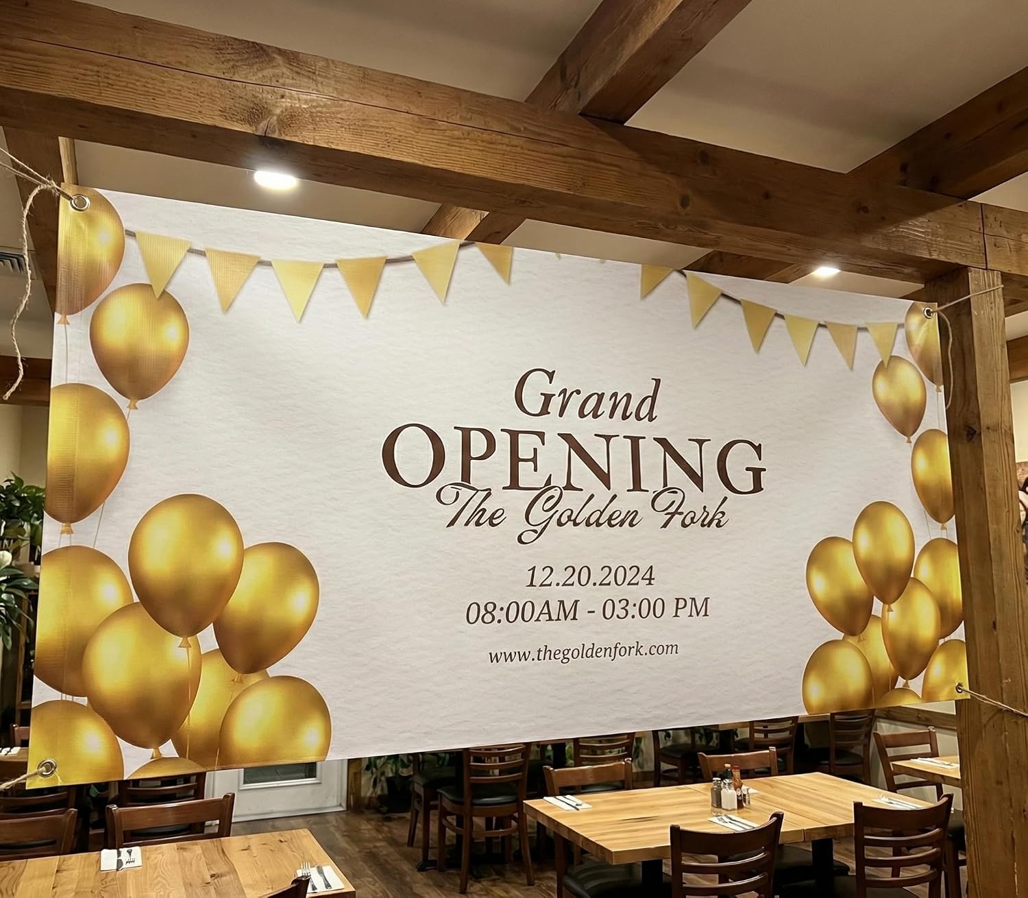 Custom Vinyl Banner - Vinyl Printed Personalized Banner Indoor & Outdoor Use for Display, Business, Events, Trade