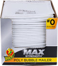 Brand #0 Poly Bubble Mailers, White, 10.5 inch x 15 inch, 25 Pack