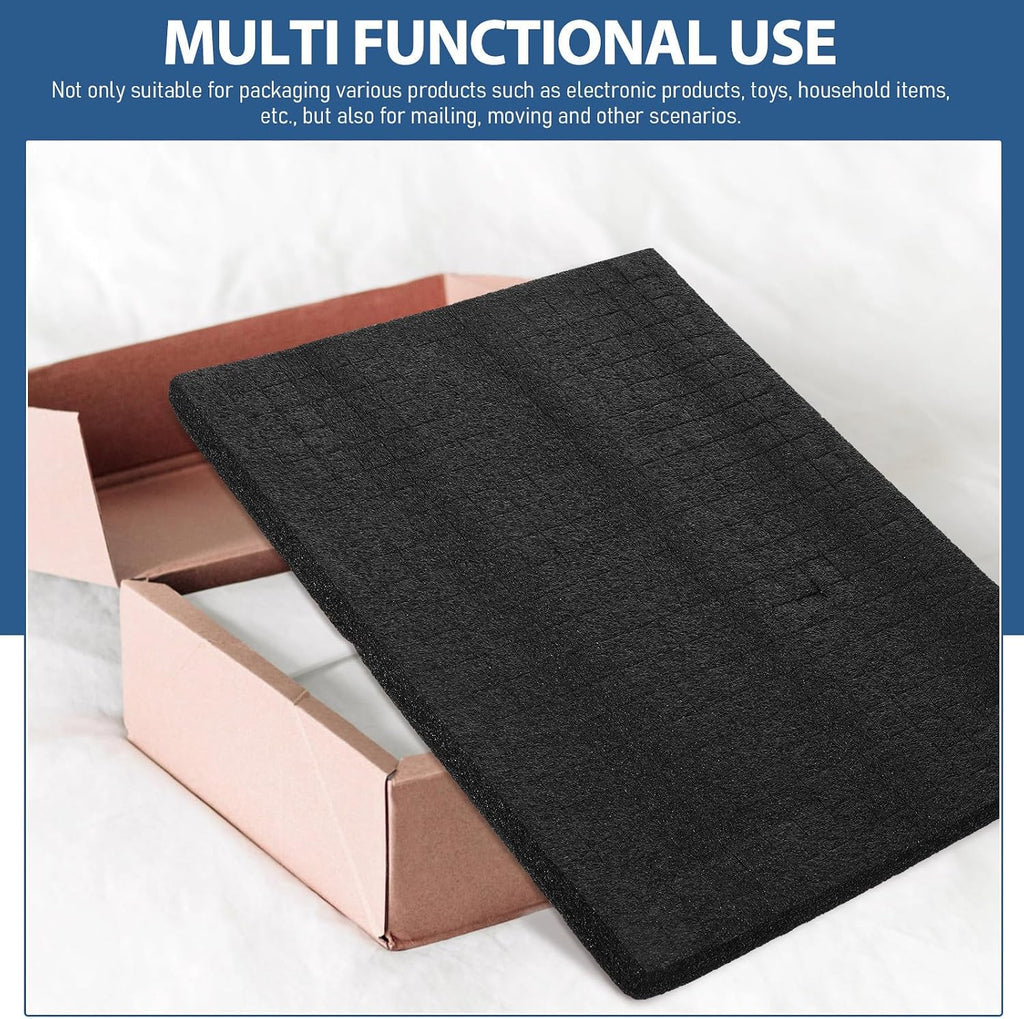 Black Pick and Pluck for Packing and Shipping Foam Sheet