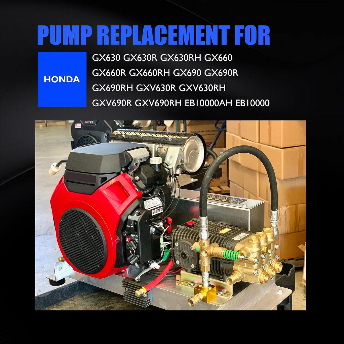 16700-Z6L-003 Fuel Pump Compatible with GX630 GX630R GX630RH GX660