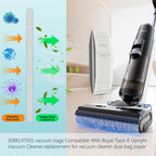 6 Pack Type A Vacuum Bags Compatible with Royal Upright Vacuum Cleaners