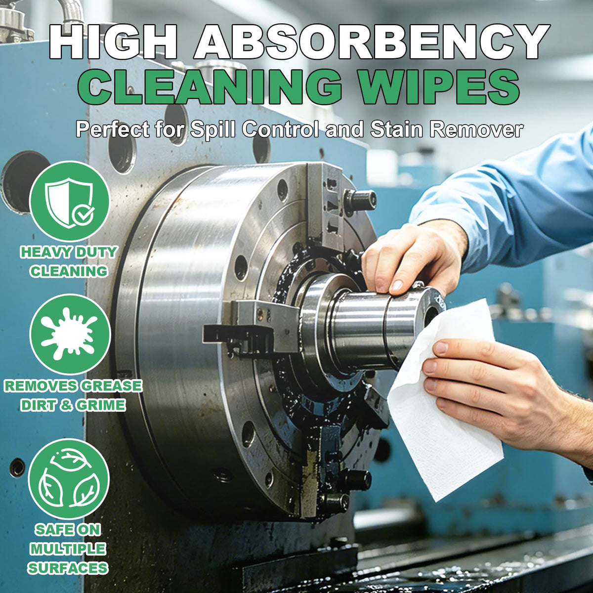 Cleanroom Wipes 6"x6" (300 Pcs, 56GSM)