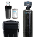 Harmony Series 64,000 Grains Whole House Water Softener Bundle with Automatic Digital Metered Control Head, Reduces