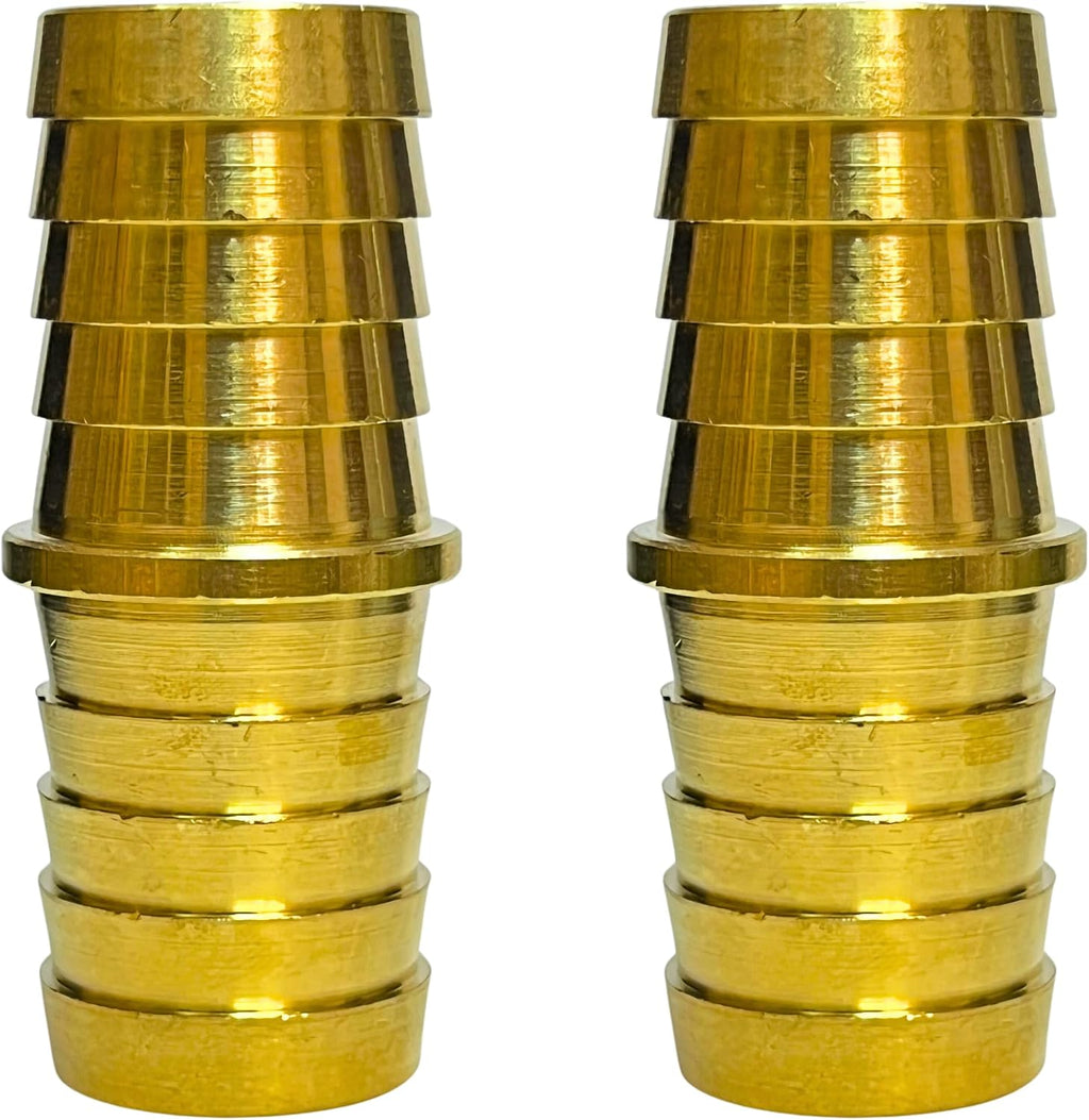 2PCS Brass Hose Barb Splicer 3/4" by CX WONDERLAND