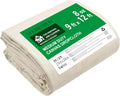 Reusable Heavy-Duty Absorbent Canvas Drop Cloth 12 x 9 ft
