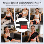 Red Light Therapy Pad, 70 LEDs Adjustable 22.1"x7.1" Light Wrap,Corded