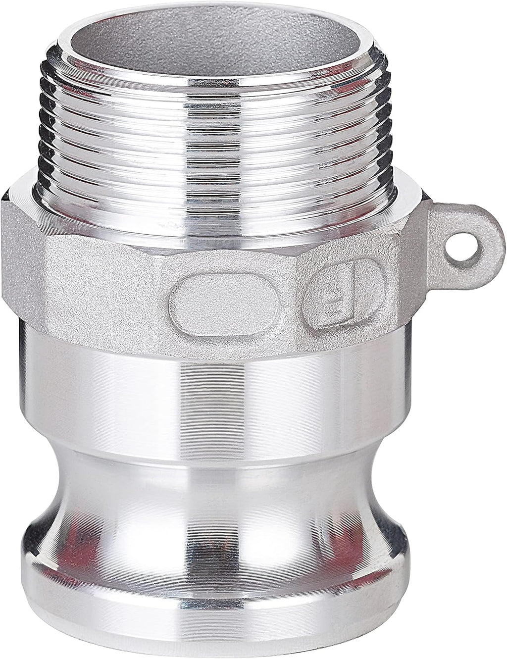 EASTRANS AL Cam Lock Fitting Type F, 1.5" Plug x 1.5" NPT Male Thread