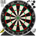Viper Slash Regulation Professional Bristle Sisal Steel Tip Dartboard | WDF Accredited, 17.75 Inch Face, Self-Healing