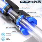 TAILONZ 1/4" Push to Connect Fitting Splitters+Elbows+Tees+Straight 60Pcs