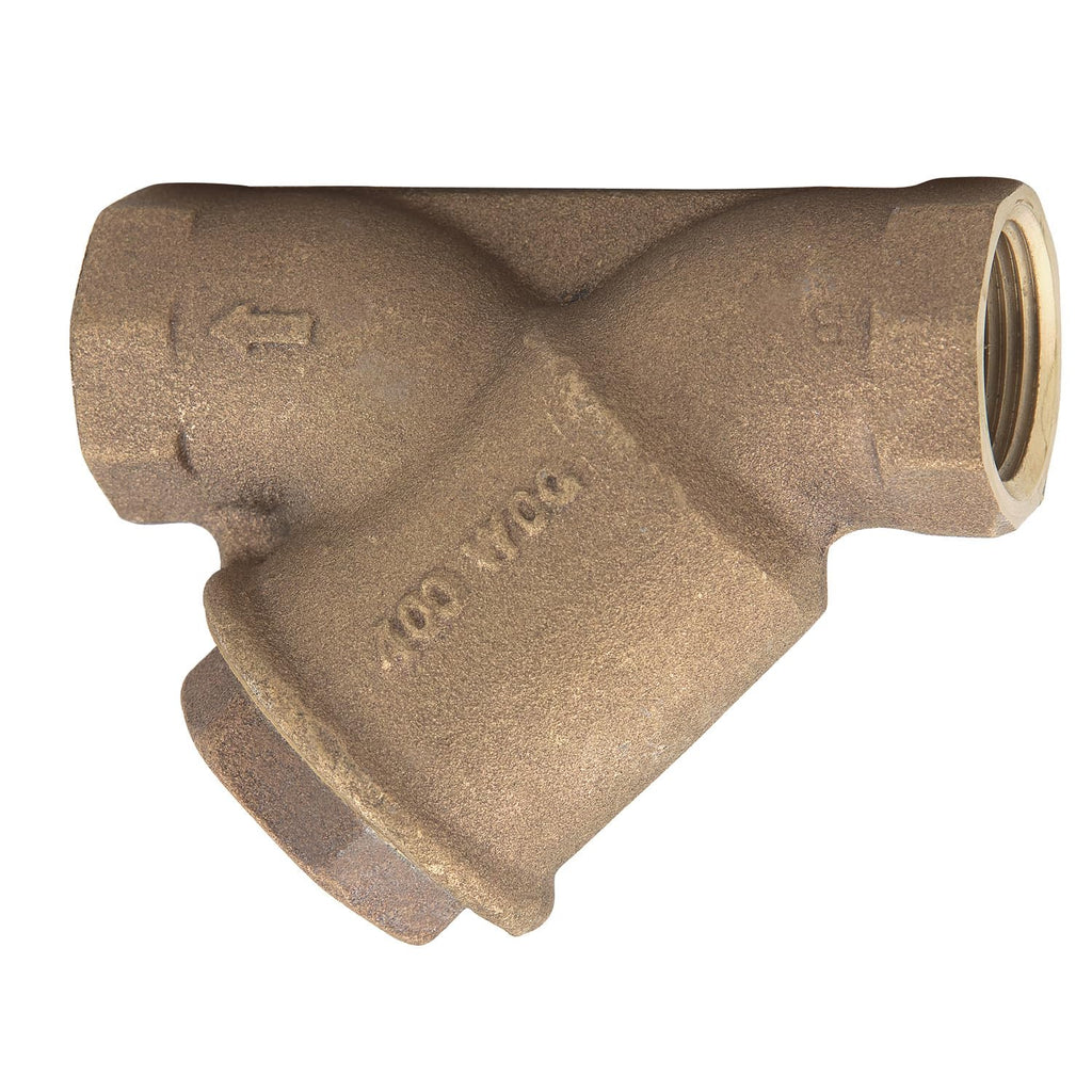 Watts Bronze Lead-Free Wye Pattern Strainer Threaded 1/4" 20 Mesh NPT