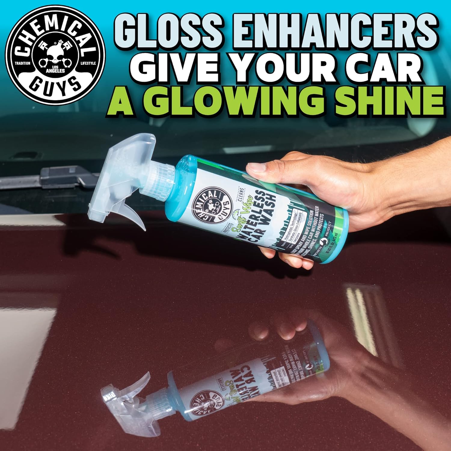 Swift Wipe Sprayable Waterless Car Wash Spray - Spray and Wipe to Safely Clean and Shine Cars, Trucks, Motorcycles