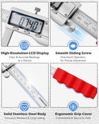 Brake Rotor Measuring Tool, Digital Caliper for Disc Brake Thickness