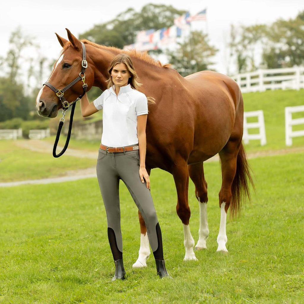 Tyra Womens Zip-Up Starter Paddock Boots | Equestrian Horse Riding Synthetic Leather Boots