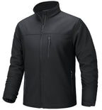 Mens Lightweight Softshell Jacket Fleece Lined Waterproof Tactical