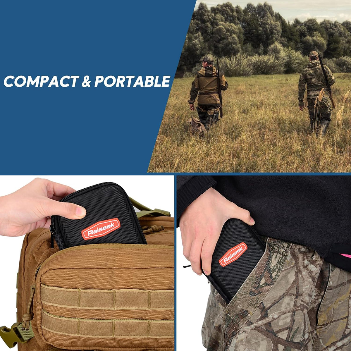 .177 Cal & .22 Cal Airgun Cleaning Kit with Cotton Mop Brass Cleaning Rod Nylon Brushes in Zippered Organizer Compact