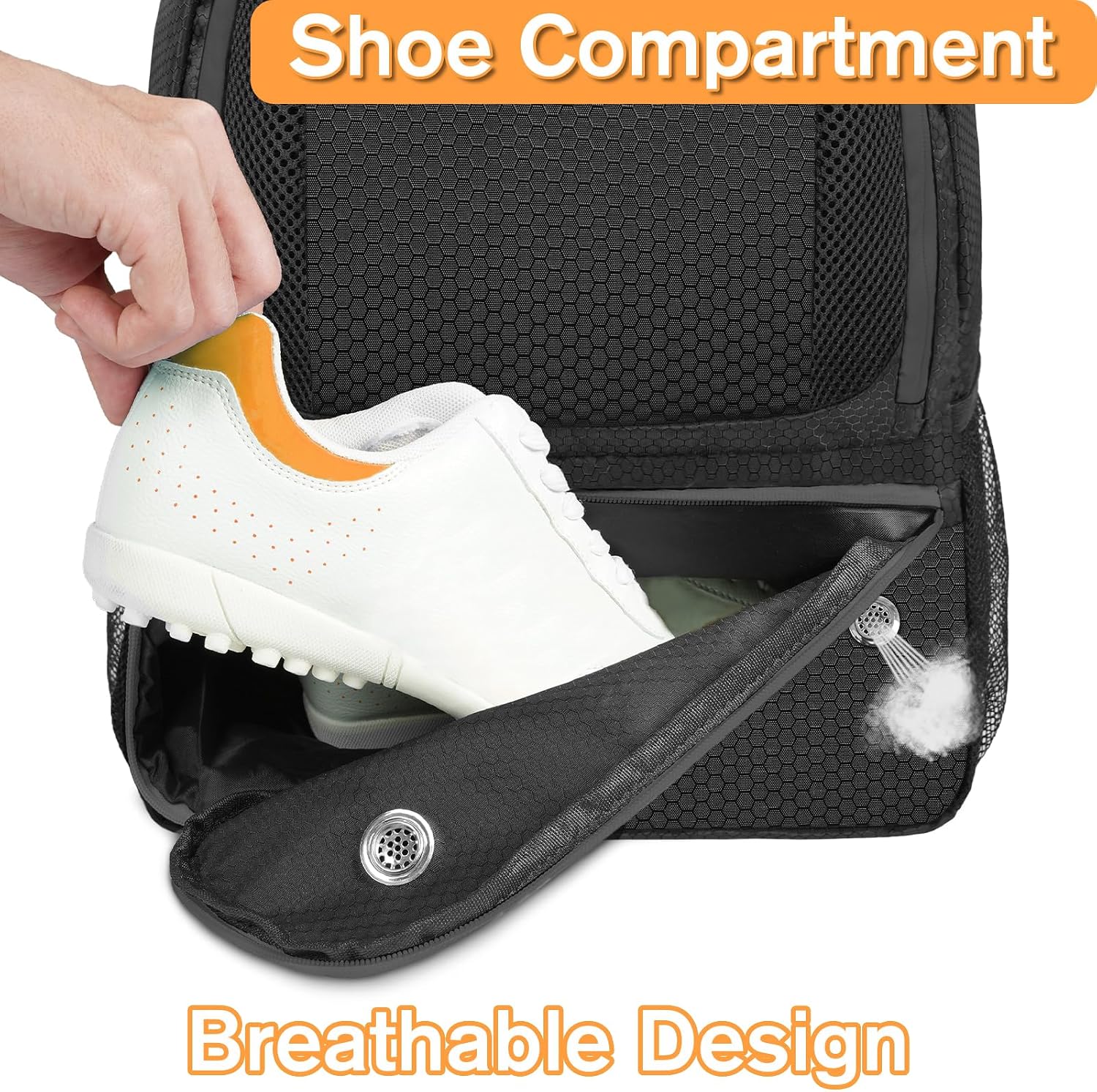 Soccer Backpack, Soccer Bag with Ball Holder and Shoe Compartment | Water Resistant Sport Equipment Bags Fit