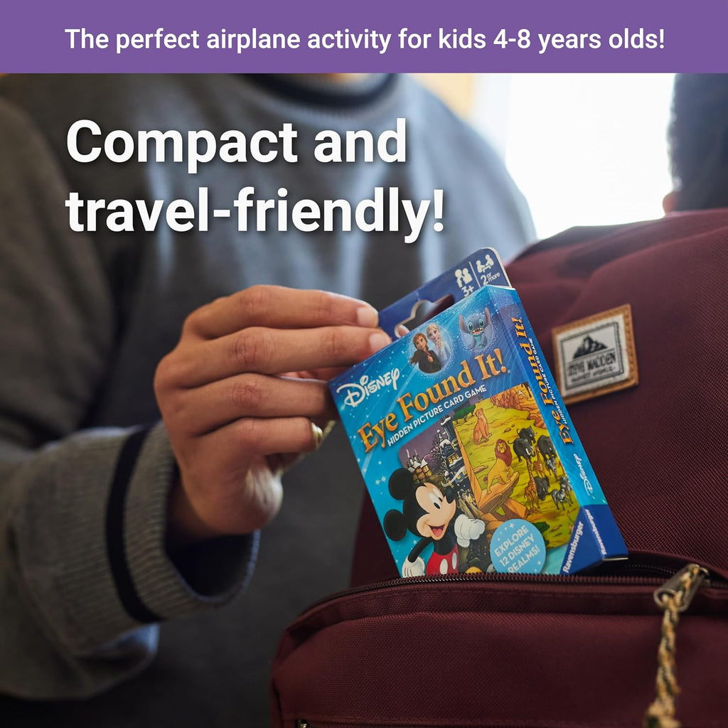 Ravensburger Eye Found It! World of Disney Card Game - Fun and Educational Spot It for Toddlers, Preschoolers, Boy