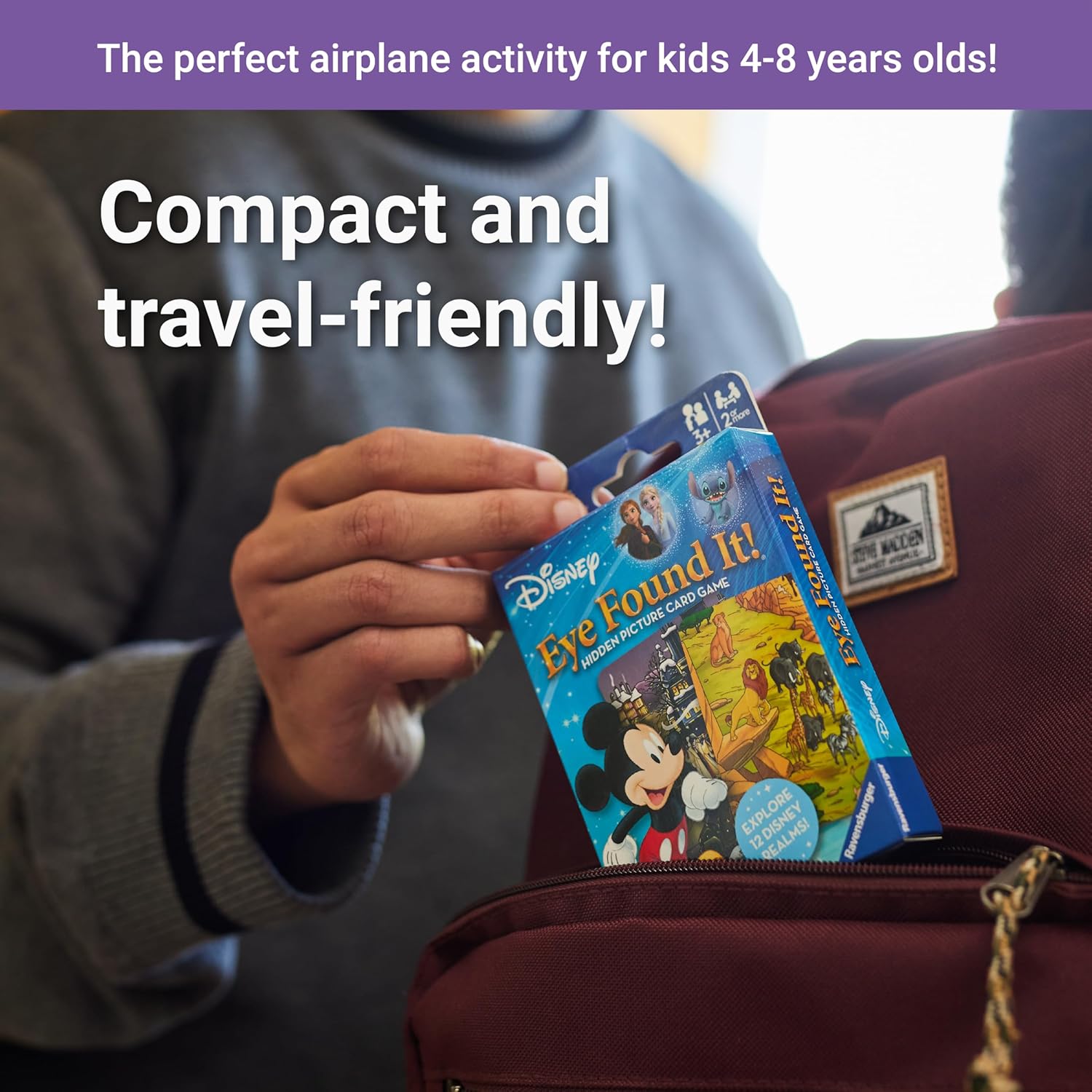 Ravensburger Eye Found It! World of Disney Card Game - Fun and Educational Spot It for Toddlers, Preschoolers, Boy
