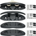 Boat Folding Cleats, 4 Pack Marine Grade Nylon Flip Up Dock Cleat