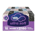 Ultra Soft 3-Ply Facial Tissue, 18 Box Pack