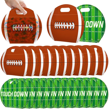 24pcs 3.5 Mil Sealed Football Snack Bags for Training Snack Bags