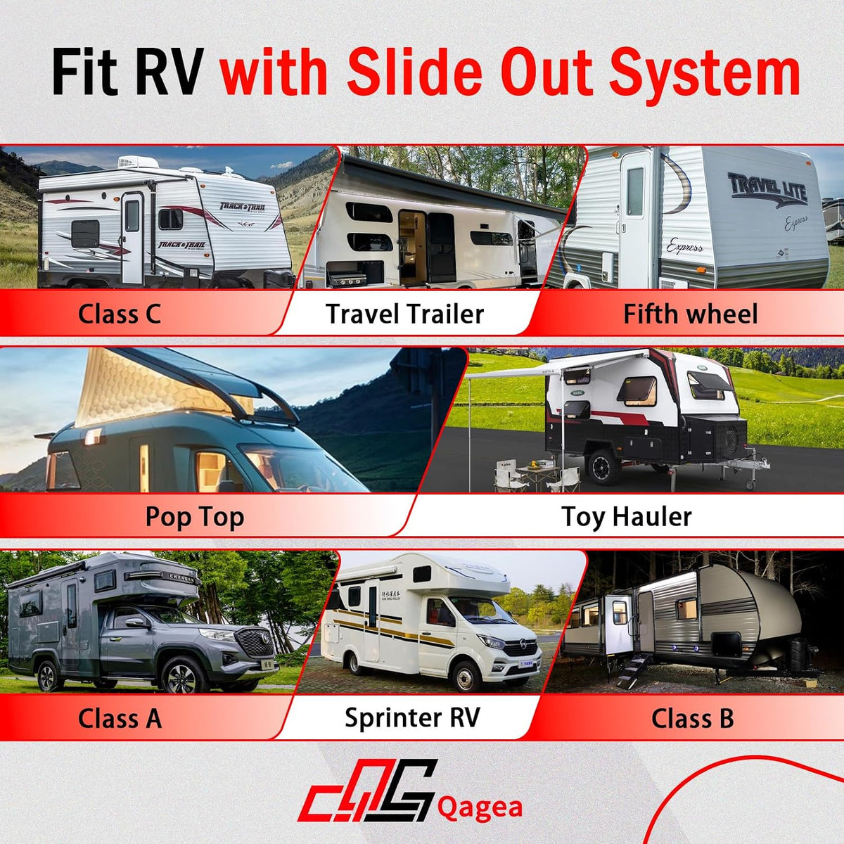 018-546 RV Slide Out Clip Rubber Seal Weather Stripping, 35 Ft