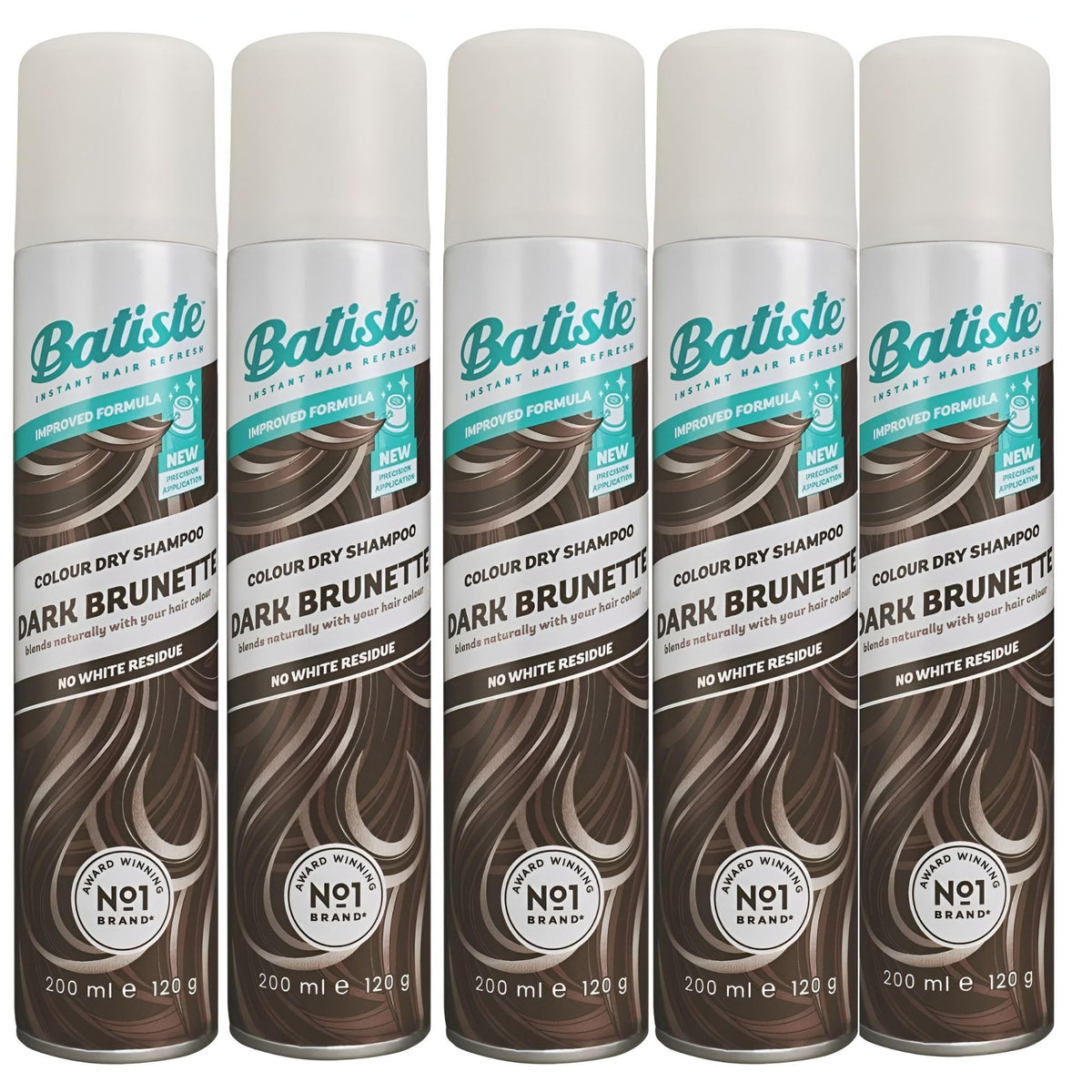 Dry Shampoo Dark & Deep Brown 6.73 oz - Pack of 5