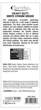 STAR BRITE Heavy-Duty White Lithium Grease