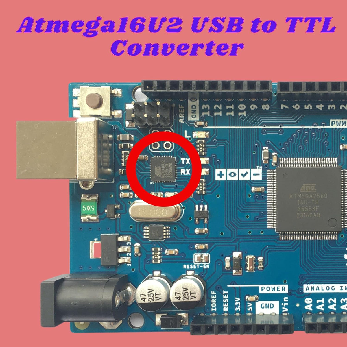 MEGA 2560 R3 ATMEGA2560 ATMEGA16U2 Compatible with Arduino IDE MEGA 2560 REV3 Without USB Cable