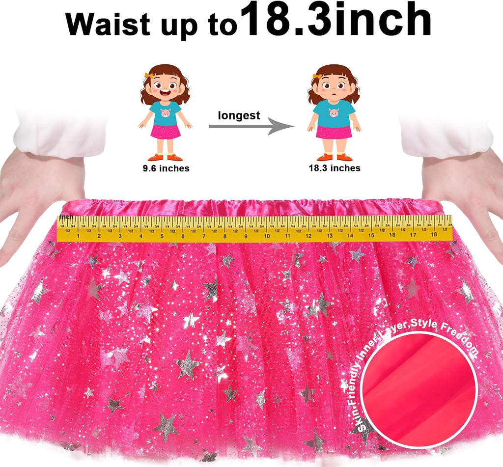 Superhero-Capes for Kids Toddler Superhero-Costumes for Girls | 3-Pc Super Hero Capes Mask and Star Tutu for 3+