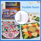 1-Sided Fusible Foam Stabilizer Interfacing, 15 x 48'', Black