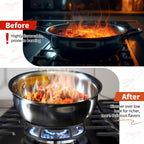 Feekoon Heat Diffuser for Gas Stove, Cast Iron, 8", 1 Pack