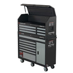 52 in. 13-Drawer + 1 Door Tool Chest and Rolling Cabinet Combo