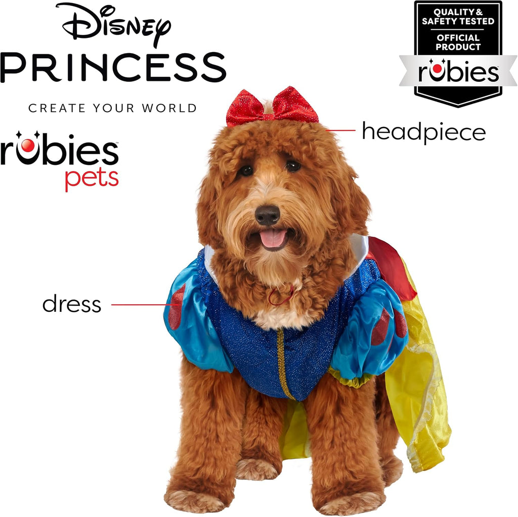 at Party City Disney Princesses: Snow White Pet Costume for For Dogs or Cats by Rubies, Medium