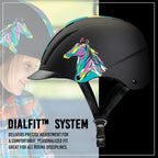 Spirit Duratec Full Coverage Horse Riding Helmet, Adjustable Fit