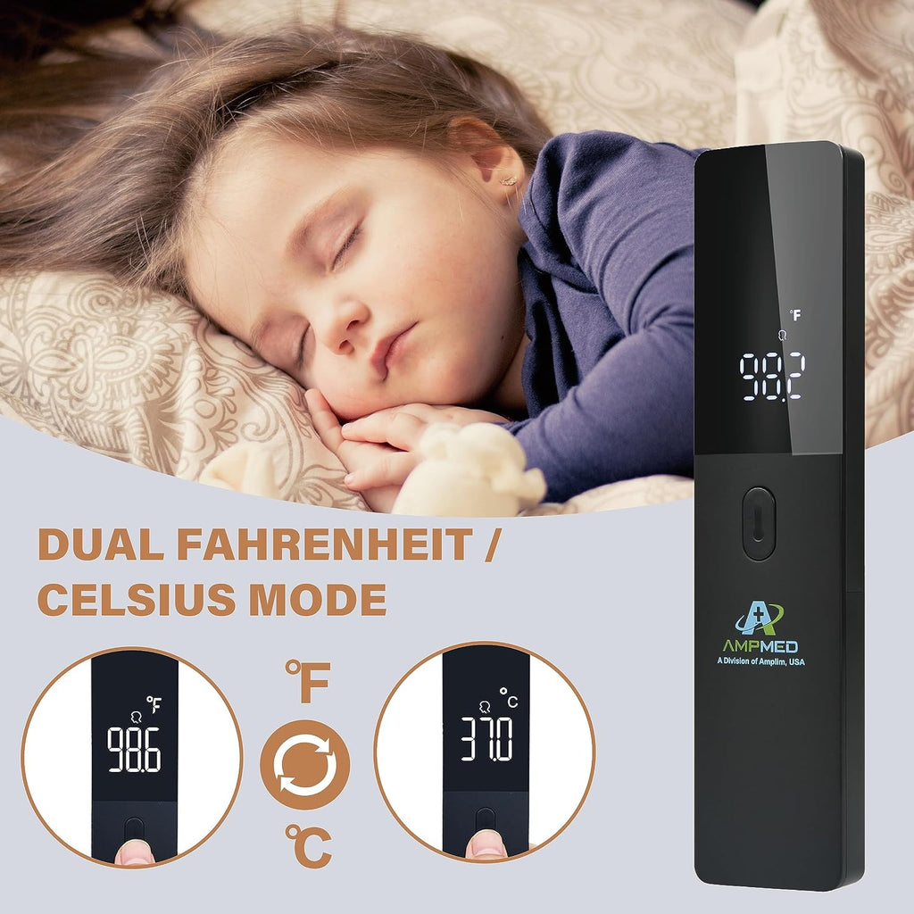 No-Touch Forehead Thermometer for Adults and Kids, Non-Contact Digital Baby Thermometer for Infants/Newborns, Medical