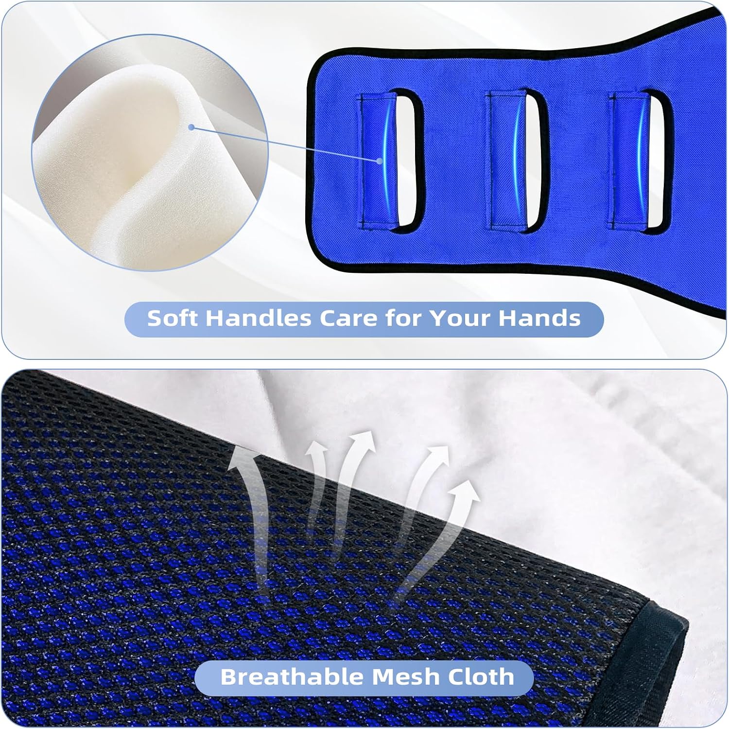 Transfer Sling, Lift Assist Gait Belts for Seniors, Transfer Belt for Elderly and Disabled, Bed Assist Mobility Belt