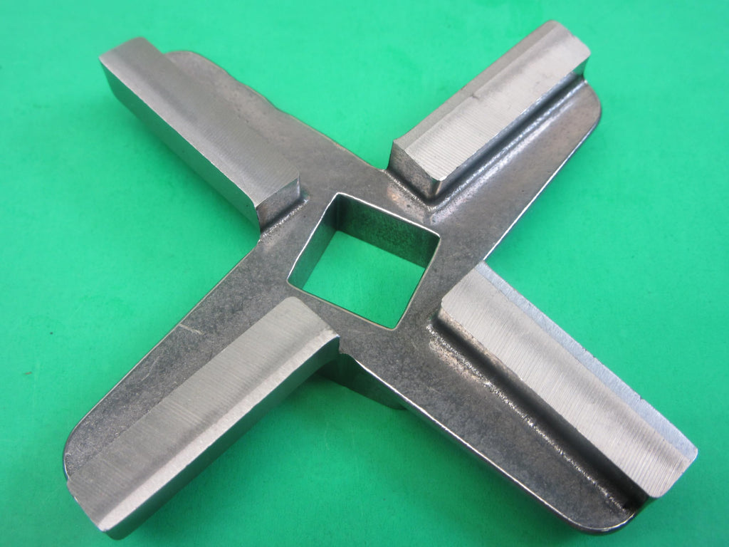 3-PAK. Heavy Duty size #32 Meat Grinder Knives for Biro, Berkel, Omcan and many others. Raised resharpenable edges.