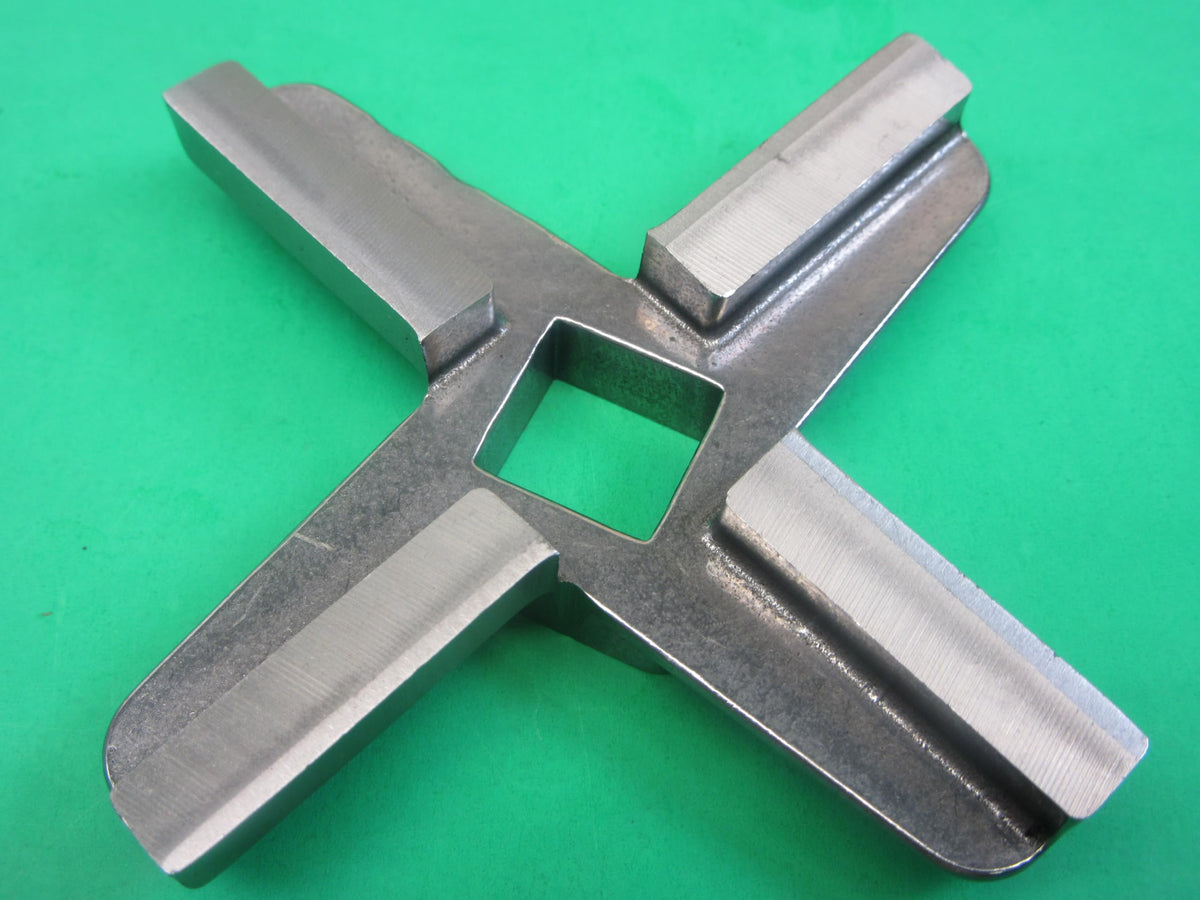 3-PAK. Heavy Duty size #32 Meat Grinder Knives for Biro, Berkel, Omcan and many others. Raised resharpenable edges.