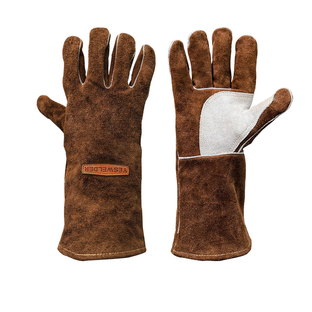 14-Inch Welding Gloves - Cow Leather