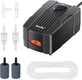Aquarium Air Pump Oxygen Pump for 10-200 Gallon Fish Tanks Buckets Dual Outlet Adjustable Ultra Quiet Aerator Pump