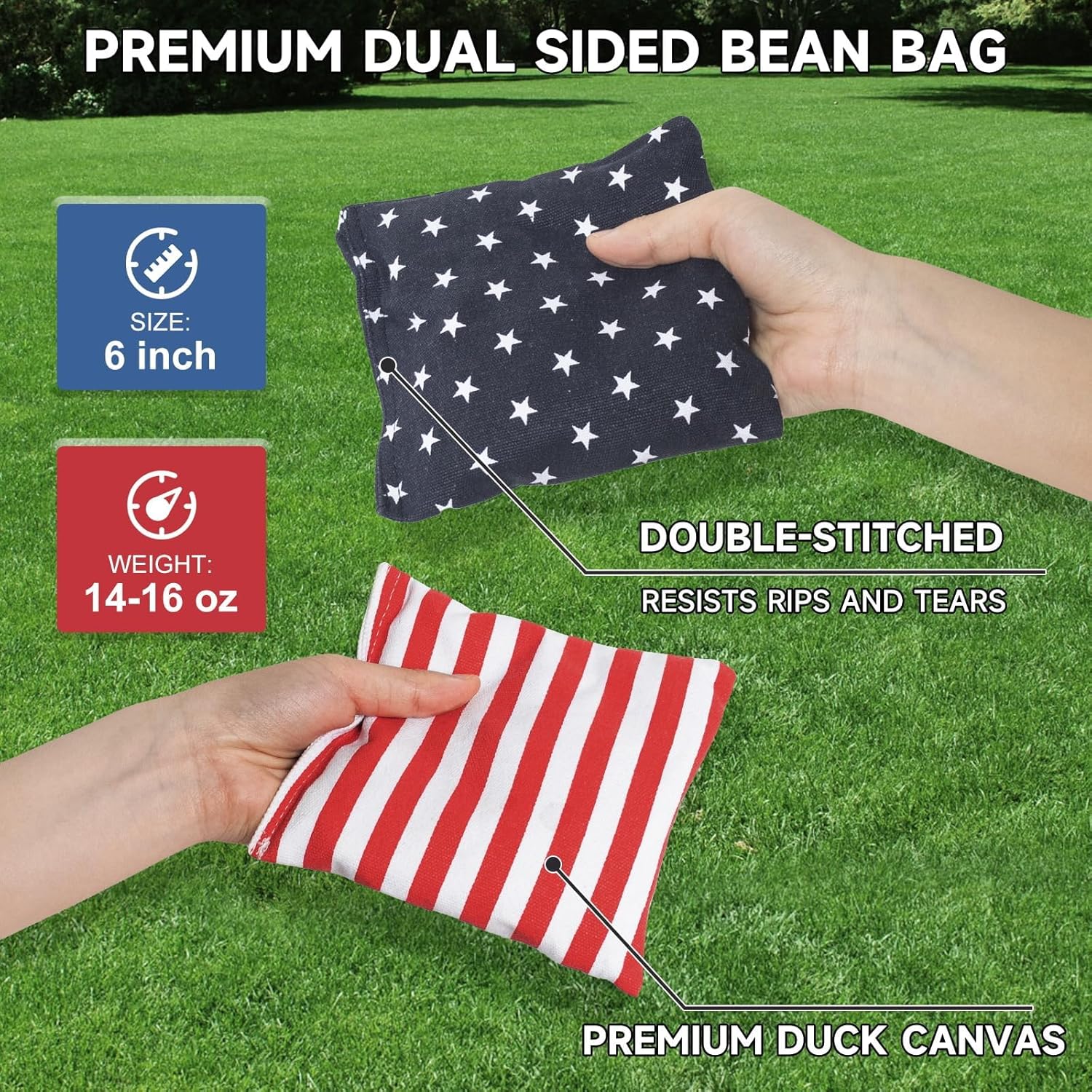 Cornhole Board Set 4x2 Regulation Size Cornhole Set with Carrying Bags & 8 Bean Bags Corn Hole Boards Bean Toss Game