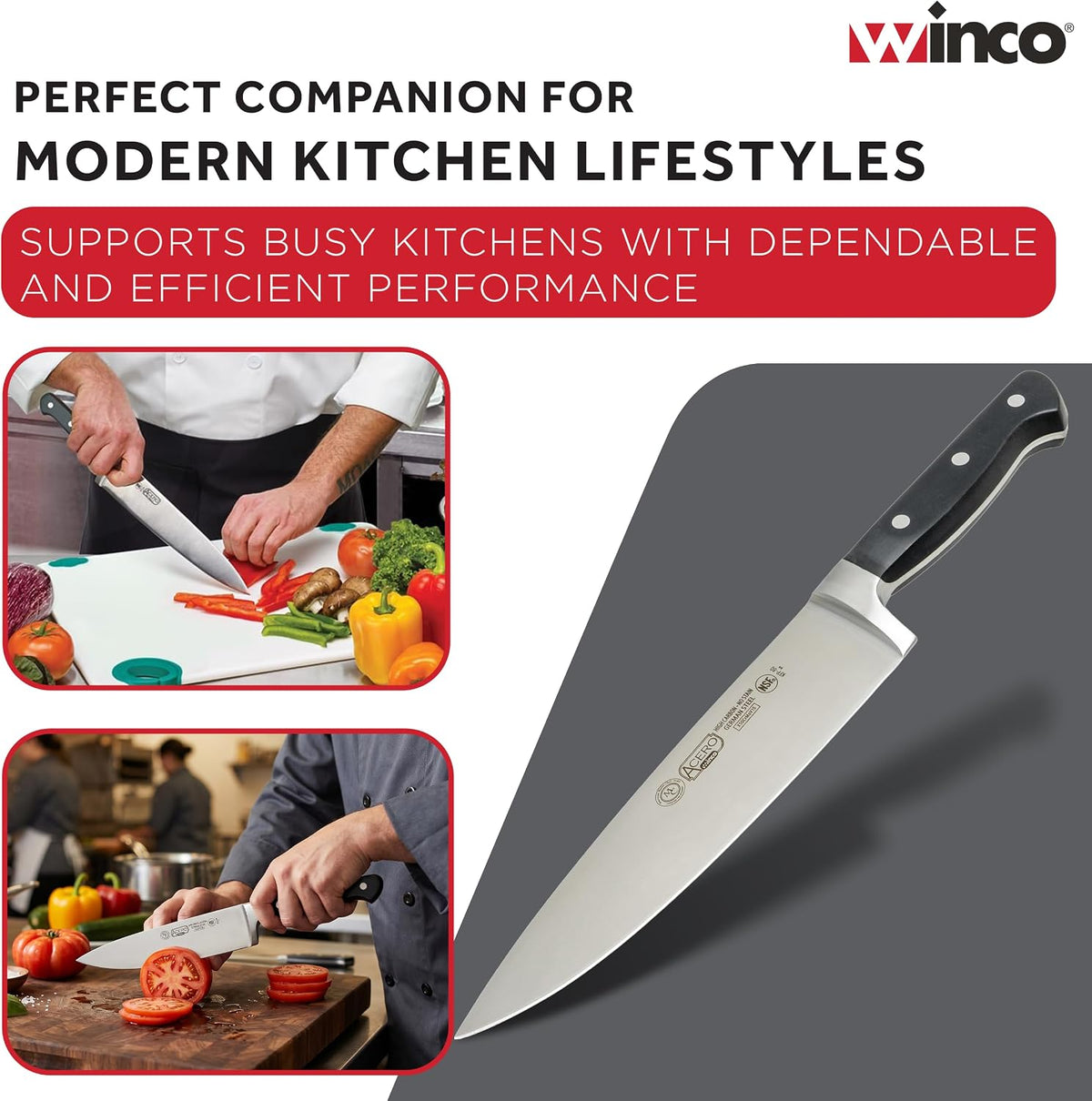 8" Stainless Steel Chef Knife